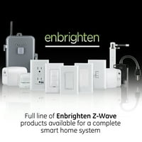 Enbright Z-Wave plus šarki PIN pametni senzor vrata, Z-Wave Hub Potreban je, 32563