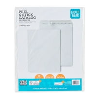 Pen+ Gear Boja-Bijela, Peel & Stick katalog koverte, Veličina-10 13 Count po pakovanju, Peel i zatvaranje štap
