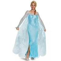 Prerušavanje smrznute Elsa Prestige ženska kostim za Halloween Fanchine-haljina za odrasle, S