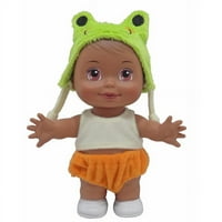My Sweet Love Animal Friends Doll, Afro American - Frog Theme