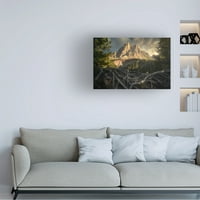 Tomasz Rojek' Illuminated Peak ' Canvas Art