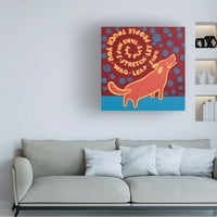 Hillary Vermont dizajn za kućne ljubimce za umjetnost platna Wag Leap Sing