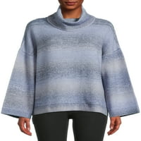 Time and Tru ženski Ombre pulover džemper, srednja težina, veličine XS-XXXL