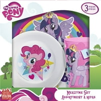 My Little Pony TV serija Set posuđa za djecu od 3 komada
