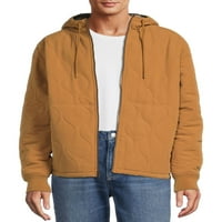 Švicarska tehnološka muška i velika Muška prošivena jakna sa kapuljačom, do veličine 5XL