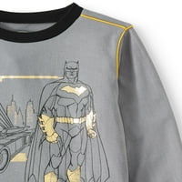 Batman Boys 2-dijelni set pidžame sa pantalonama od flisa