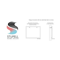 Stupell Industries Chroma stil pas mali štenad crveno žuti plavi pop crni uramljeni, 12, dizajn carolee vitaletti