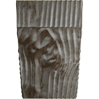 Ekena Millwork 4 H 6 D 60 W sandblasted Fau Drvo kamin kamina Kit W Ashford Corbels, Vintage Mahagonij