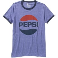 Pepsi Vintage Logo velika Muška grafička majica, 2XL