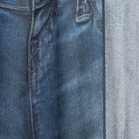 Designart' Blue Jeans Collage ' Moderna I Savremena Ploča Za Zavjese