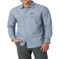 Wrangler Muška Vanjska košulja dugih rukava sa vlagom, veličine S-3XL
