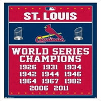 St. Louis Cardinals - Zidni Poster Šampiona, 14.725 22.375