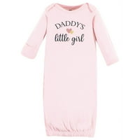 Hudson baby dojenčad djevojke pamučne haljine, djevojka tata ružičasta mornarica, 0- mjeseci