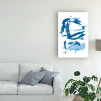 Zaštitni znak Likovna umjetnost' plavi povjetarac VIII ' platnena Umjetnost Christine Long