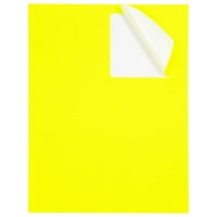 Oznake Adresa Za Otpremu Papira I Koverti, 4, 120 Pakovanje, Neonsko Žuto