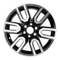 Obnovljeni OEM aluminijumski aluminijumski točak, mašinski i crni, odgovara-Chevrolet Silverado 1500