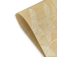 Dainty Home list tkani Textilene Crossweave sa teksturiranim cvjetnih listova obrazac reverzibilni 12 18
