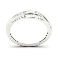 CT TDW dijamant s srebra modni prsten