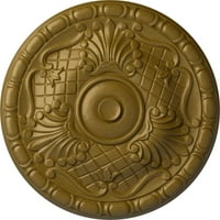 Ekena Millwork 3 4 od 5 8 p Amelia plafonski medaljon , ručno oslikano zlato