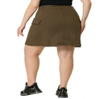 Jedinstvene povoljne ženske Plus čvrste suknje sa patentnim zatvaračem a-linija iznad koljena