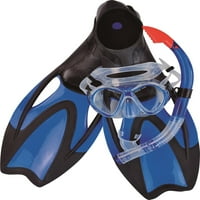Plavi Zray Teen Young Adult Pro Scuba ili Snorkeling Set za bazen-srednji