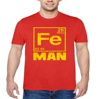 Muški čovjek od željeza Humor Funny kratki rukav grafički T Shirt