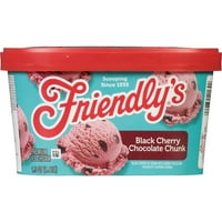 Friendly bogata i kremasta Crna Cherry čokolade komad sladoleda-1. Unit-format