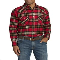 Ely Cattleman muške dugih rukava Flannel Western majica