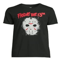 Petak 13. Jason Mask odjeća za Noć vještica, Muška majica s kratkim rukavom za vrat, veličine s-3XL