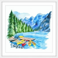 Banff National Park uramljeni slikarski ispis