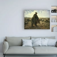 Zaštitni znak likovne umjetnosti' Shepherd ' platno Art Jean-Francois Millet