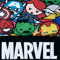 Juniorovi pleteni Marvel Kawaii likovi manžetna kapa sa pompom