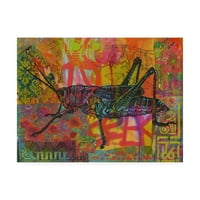 Zaštitni znak likovne umjetnosti' Grasshopper Stencil ' platno Art Dean Russo