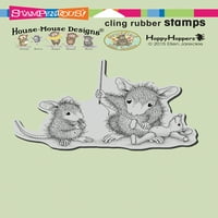 Stampendous House Mouse Cling Stamp-Teddy Mouse Mend