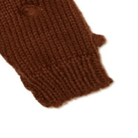 Denim Bay djevojčice pleteni džemper s V izrezom, veličine 12m-5t