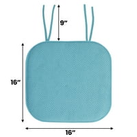 Memory Foam Honeycomb Neklizajući jastuk za Naslonjače sa vezicama 2, 4 ili pakovanjem