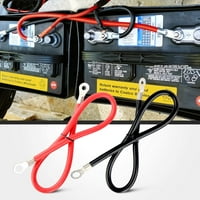 Nilight AWG baterijski inverterski kablovi sa terminalima, crveni + crni Kalajisani Bakarni baterijski inverterski kablovi za motocikle, automobile, morske brodove, solarne, godišnje garancije