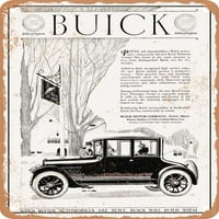 Metalni znak - Buick Four Putnički kupe Vintage ad - Vintage Rusty Look