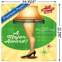 Božićna priča - zidni poster lampe s push igle, 14.725 22.375