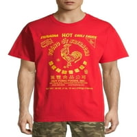 Sriracha Logo muška i velika Muška grafička majica