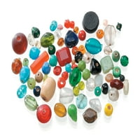 Darice staklene perle u različitim oblicima, bojama i veličinama funta