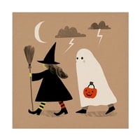 Victoria Barnes 'Graphic Halloween III' Canvas Art