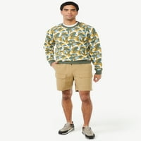 Free Assembly muški tropski Cvjetni pulover za Crewneck
