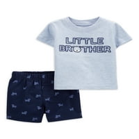 Carter's Child Of Mine majica sa kratkim rukavima i šorc komplet odjeće, 2 komada, veličine 2T-5T