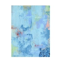 Regina Moore' Colored Bleu II ' Canvas Art