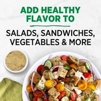 Zdrav izbor veganski biljni pogon, kremasti italijanski preliv za salatu, fl oz