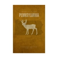 Zaštitni znak likovne umjetnosti' državna životinja Pennsylvania ' platno Art od Red Atlas Designs