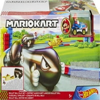 Mario Kart Bullet BILLER i Mario Kart vozilo po vrućim točkovima za djecu 4, 5, 6, 7, 8