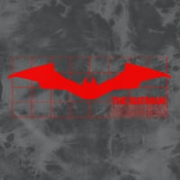 Batman Muška Tie Dye grafička majica Batman Logo, veličine S-XL