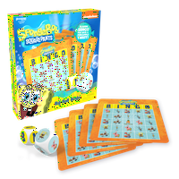 Pressman SpongeBob SquarePants Big Roll Bingo igra-prevelike kocke sa popularnim Spongebob likovima